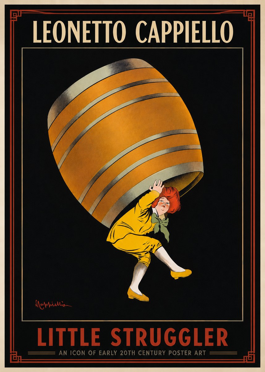 Leonetto Cappiello Little Struggler No3 - Affiche