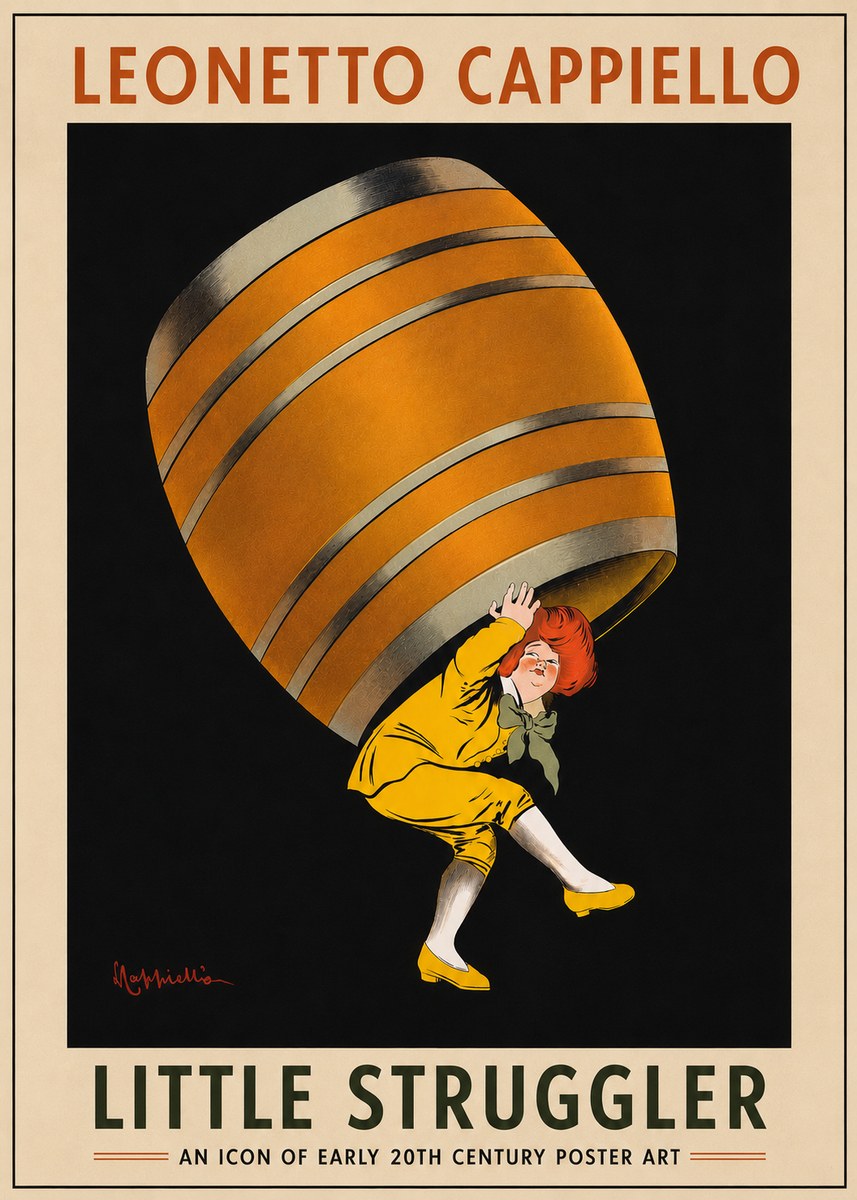 Leonetto Cappiello Little Struggler No4 - Affiche