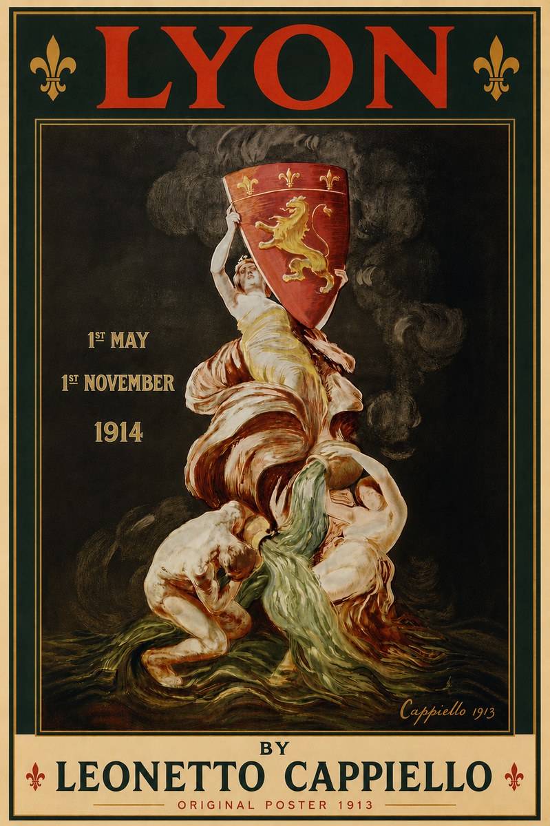 Leonetto Cappiello Lyon No4 - Affiche
