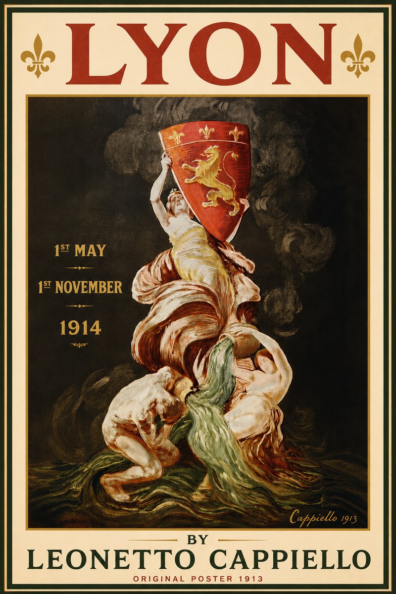 Leonetto Cappiello Lyon No5 - Affiche