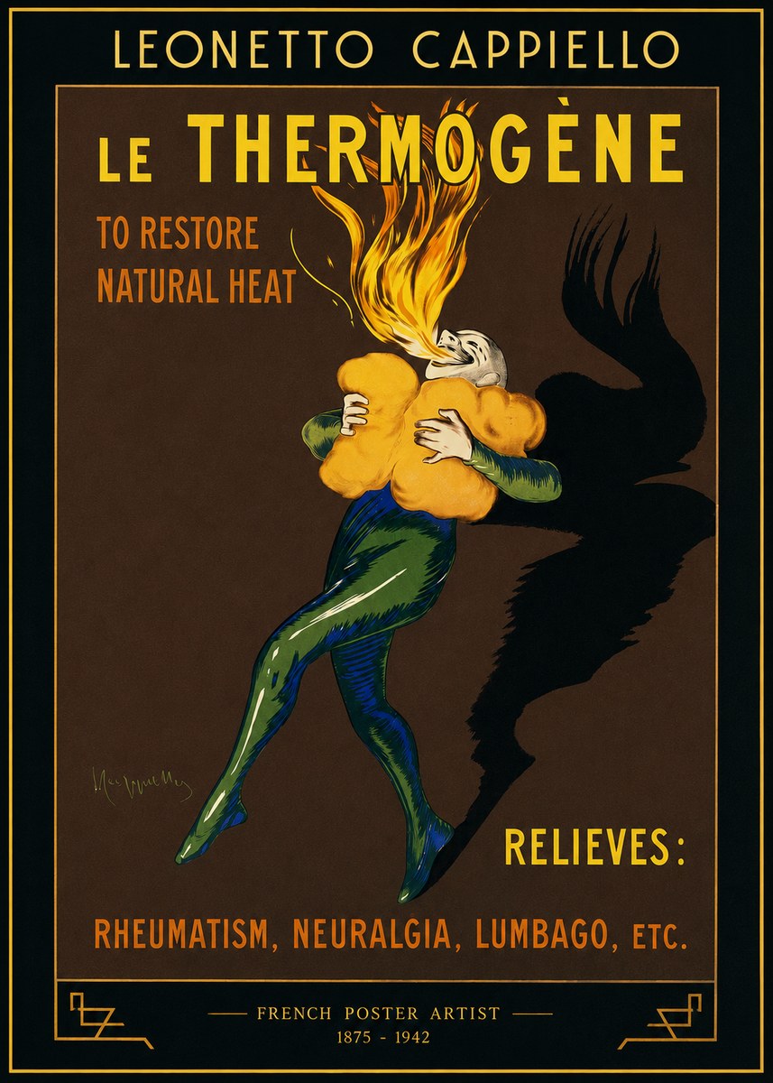 Leonetto Cappiello Le Thermogène No2 - Affiche