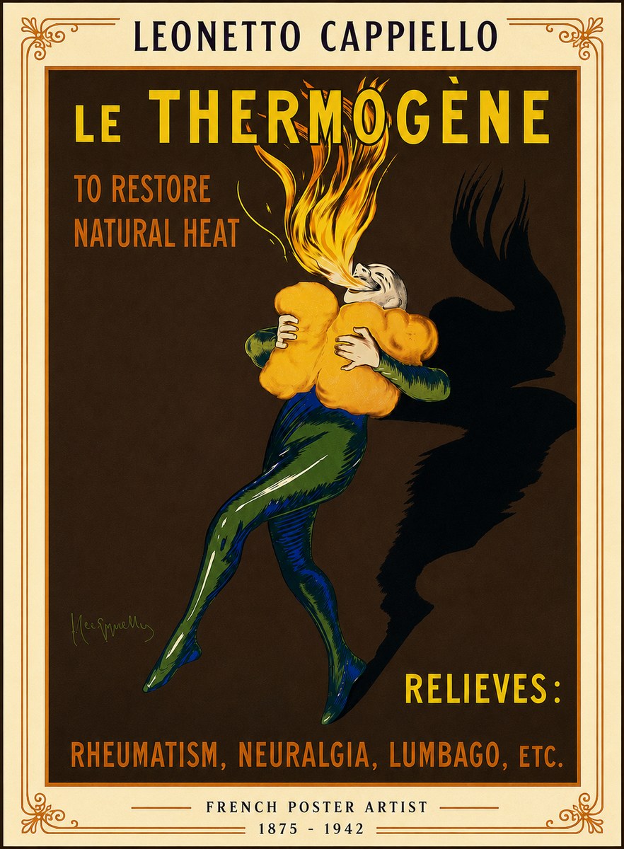 Leonetto Cappiello Le Thermogène No5 - Affiche