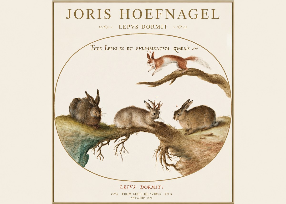 Joris Hoefnagel Lepvs Dormit No1 - Affiche