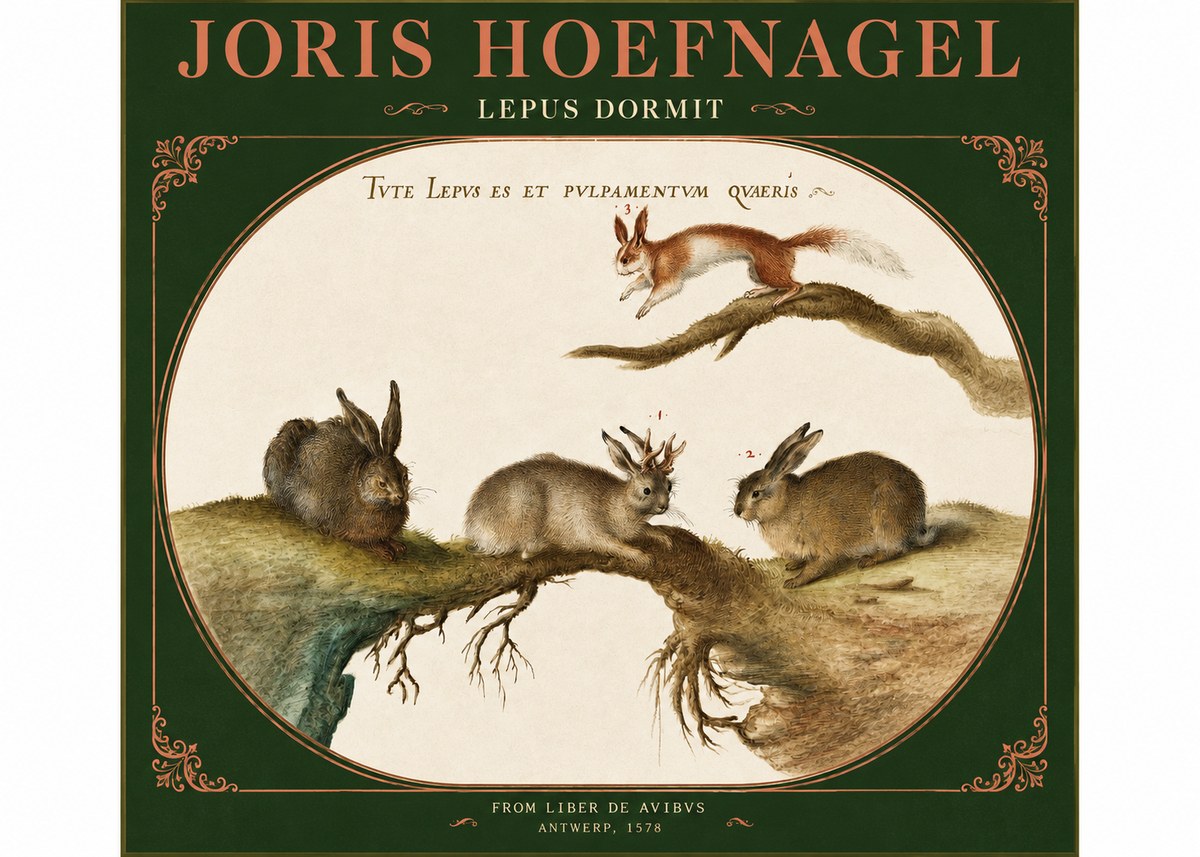 Joris Hoefnagel Lepvs Dormit No2 - Affiche