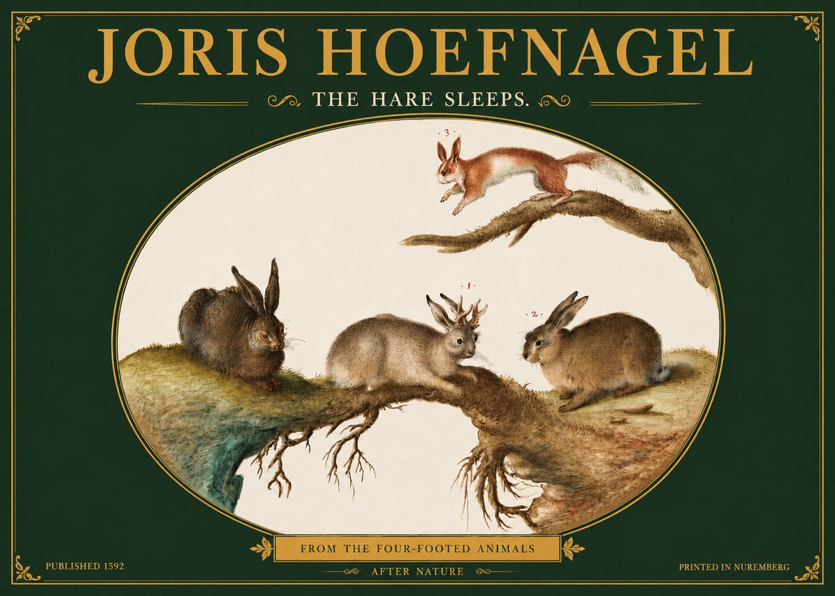 Joris Hoefnagel Lepvs Dormit No4 - Affiche