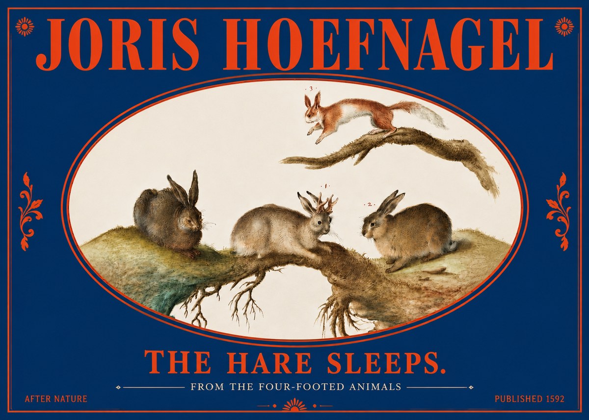 Joris Hoefnagel Lepvs Dormit No5 - Affiche