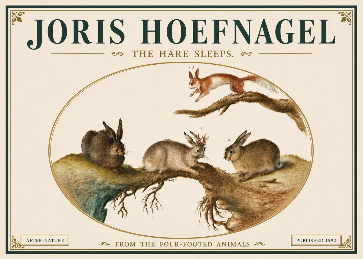 Joris Hoefnagel Lepvs Dormit No6 - Affiche