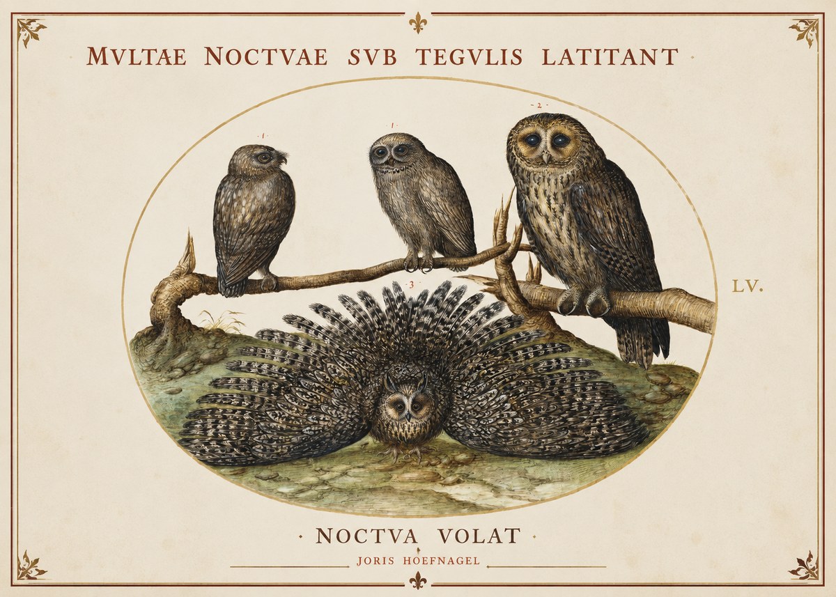 Joris Hoefnagel Noctva Volat No1 - Affiche