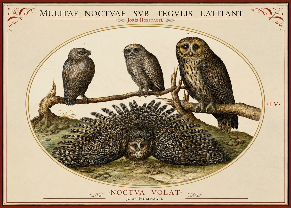 Joris Hoefnagel Noctva Volat No2 - Affiche