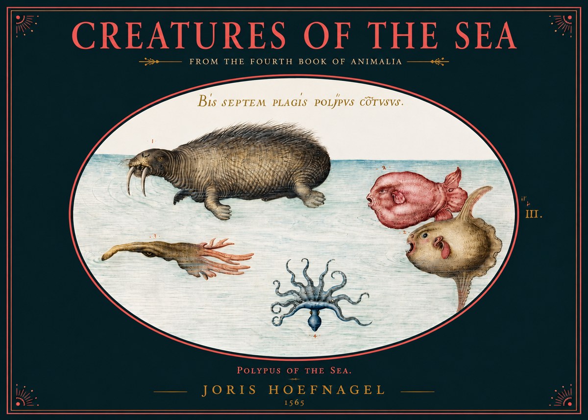 Joris Hoefnagel Polyps of the Sea No2 - Affiche