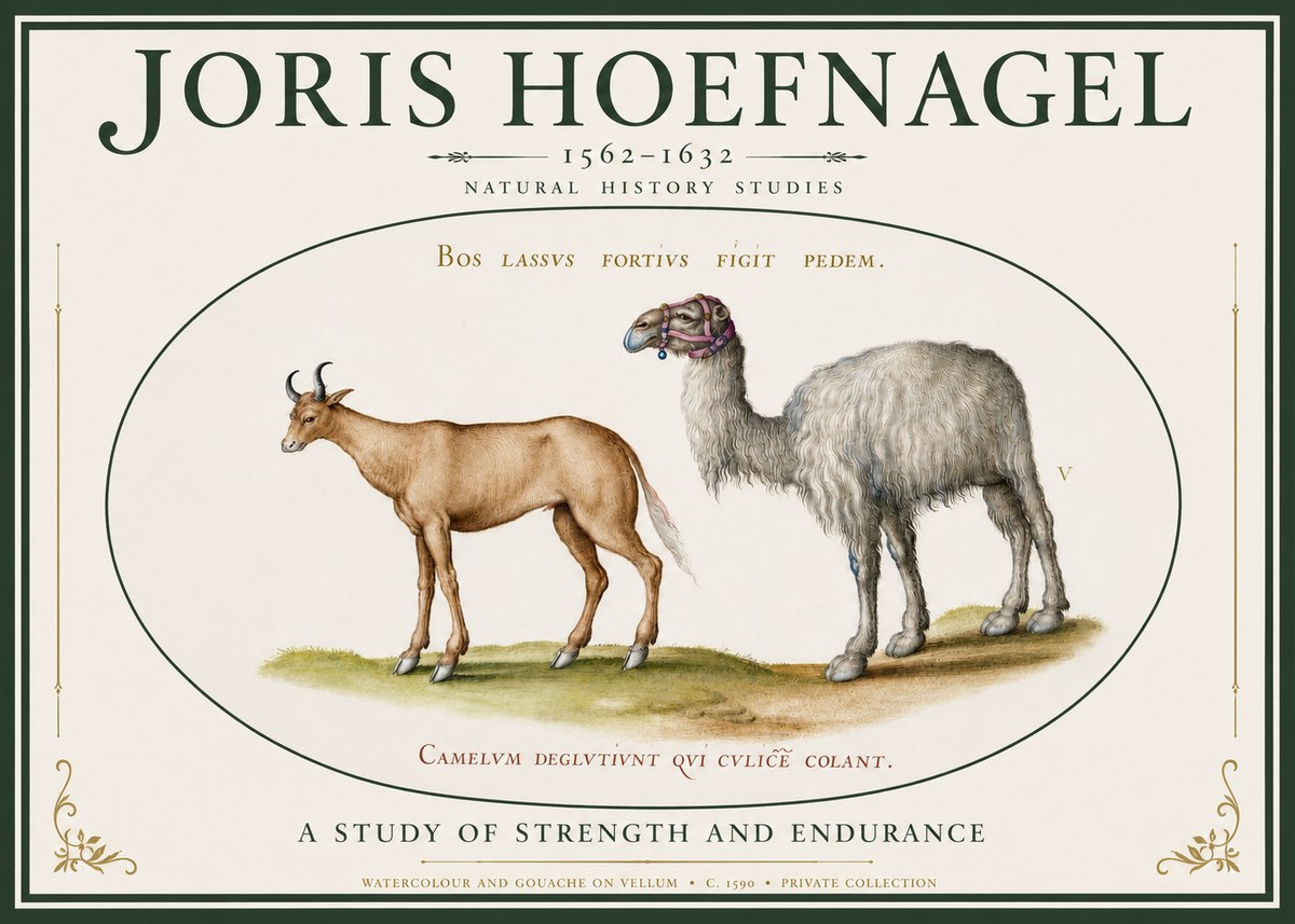 Joris Hoefnagel A Study of Strength and Endurance No3 - Affiche