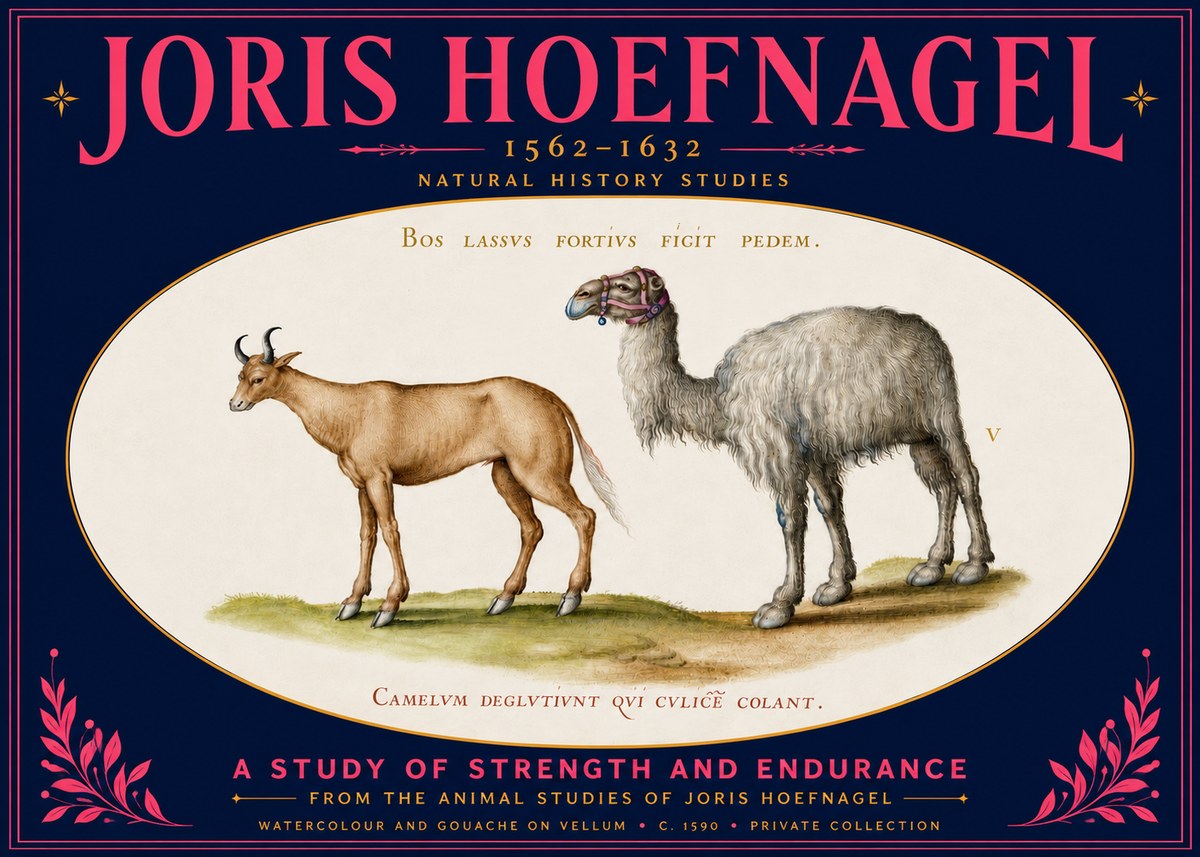 Joris Hoefnagel A Study of Strength and Endurance No5 - Affiche
