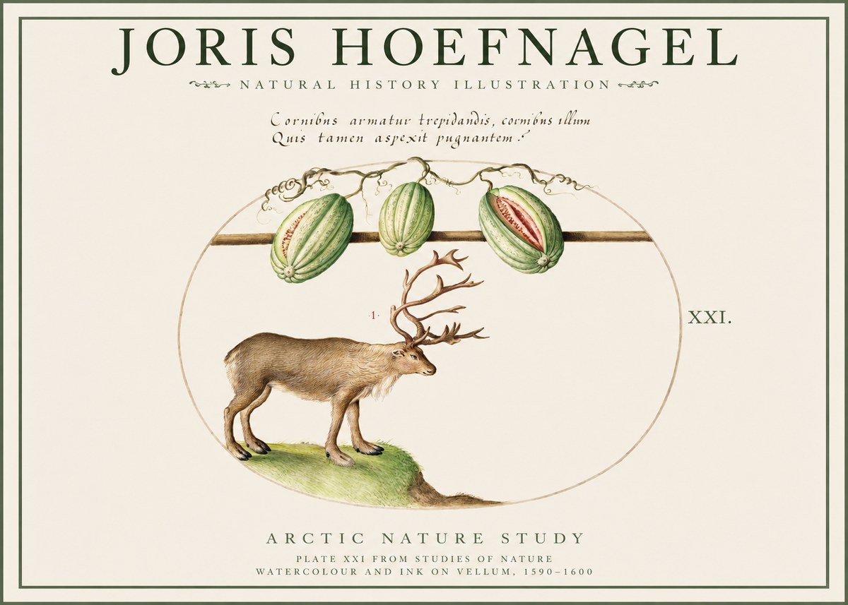 Joris Hoefnagel Arctic Nature Study No1 - Affiche