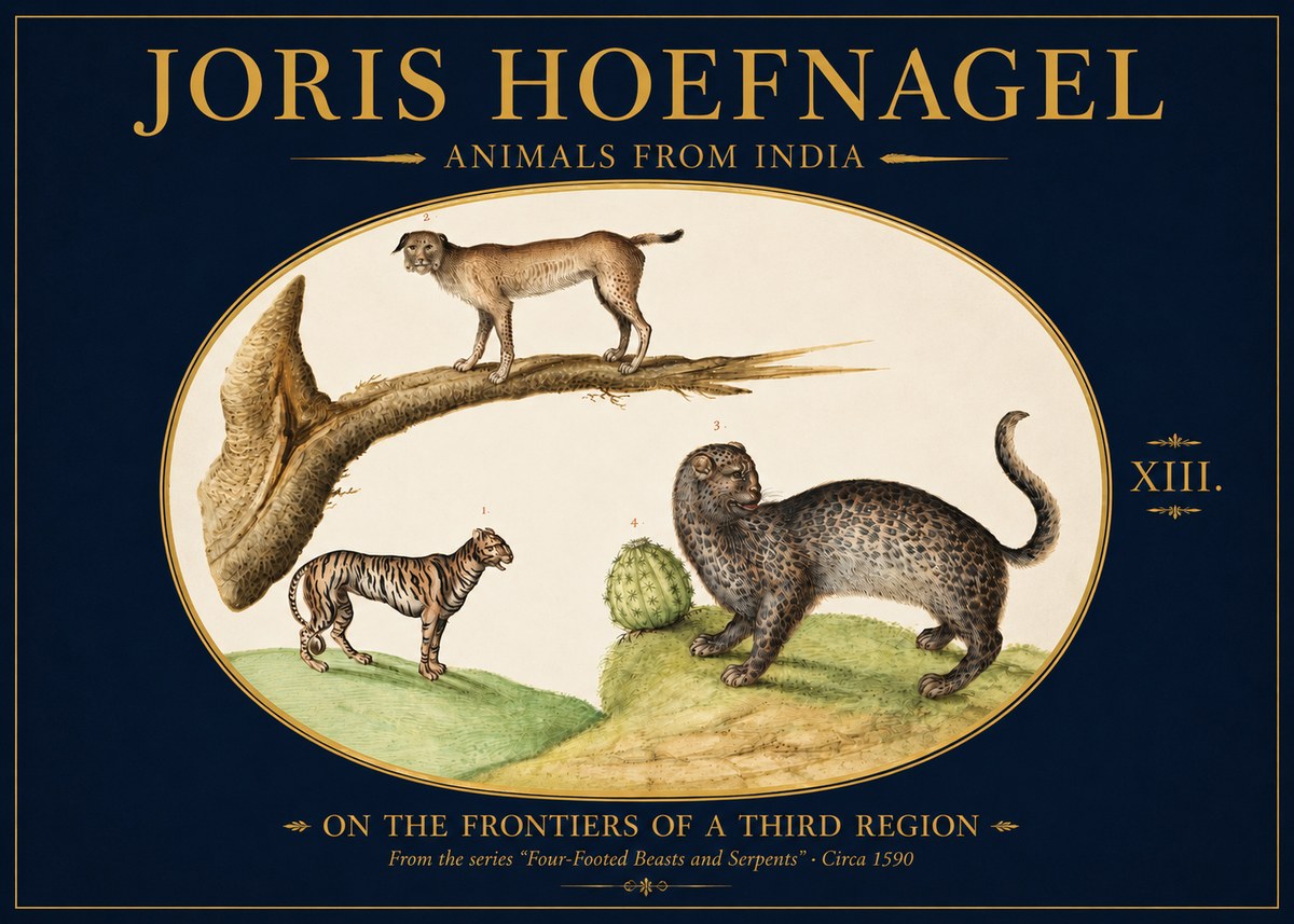 Joris Hoefnagel Four Beasts No4 - Affiche