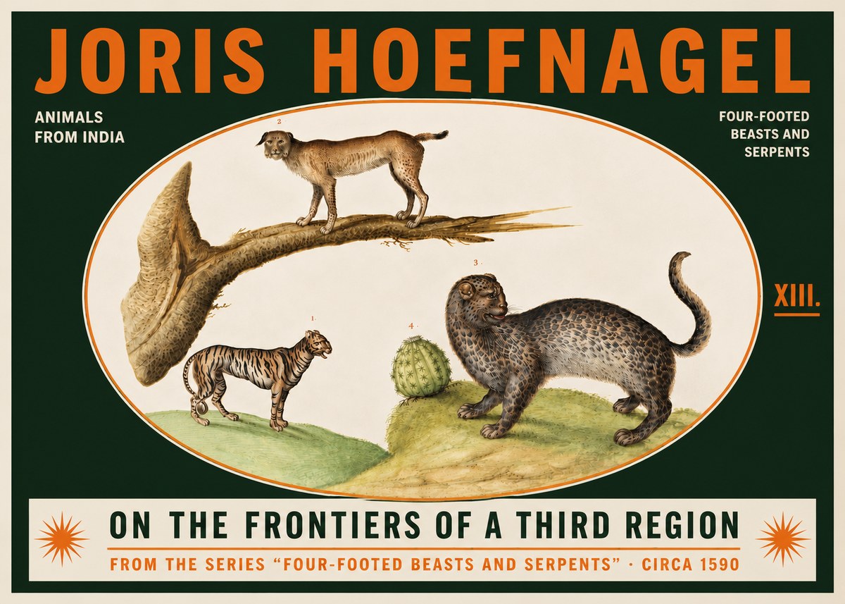 Joris Hoefnagel Four Beasts No5 - Affiche
