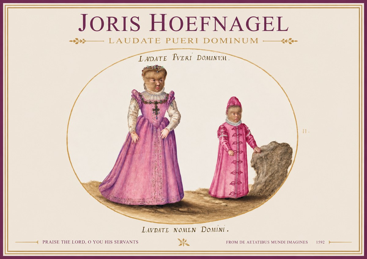 Joris Hoefnagel Laudate Pueri Dominum No1 - Affiche