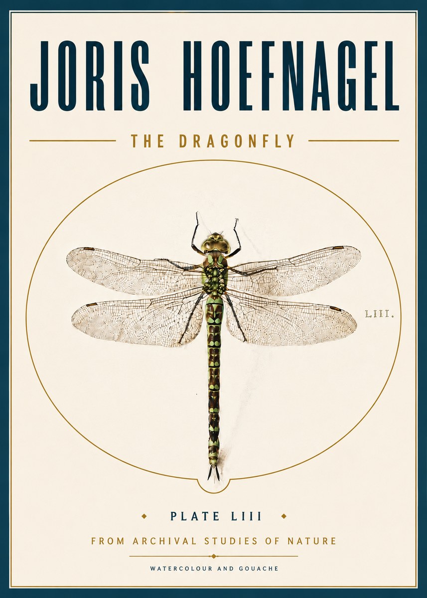 Joris Hoefnagel The Dragonfly No6 - Affiche