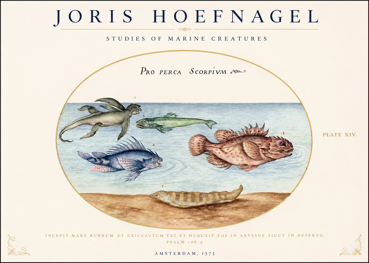 Joris Hoefnagel Pro Perca Scorpivm No1 - Affiche
