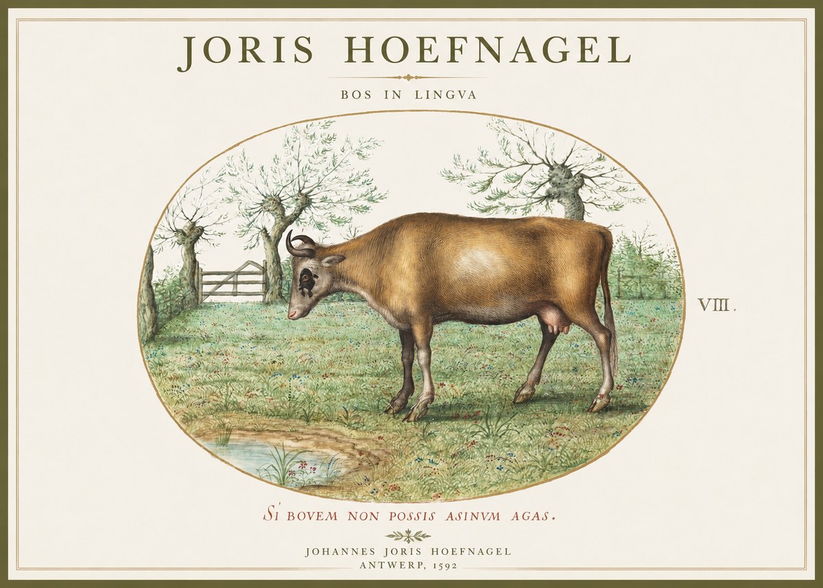 Joris Hoefnagel Bos in Lingva No1 - Affiche