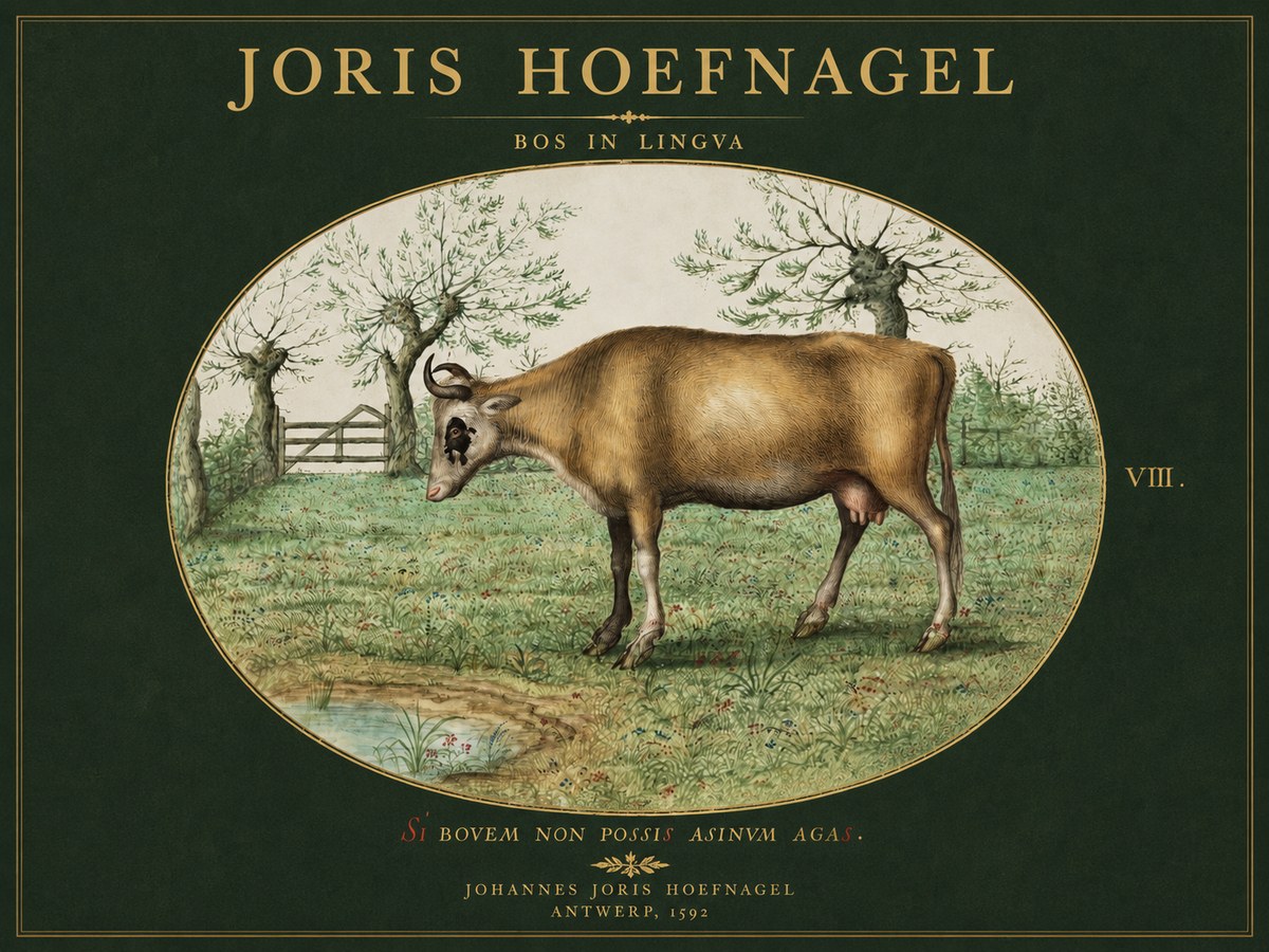 Joris Hoefnagel Bos in Lingva No3 - Affiche