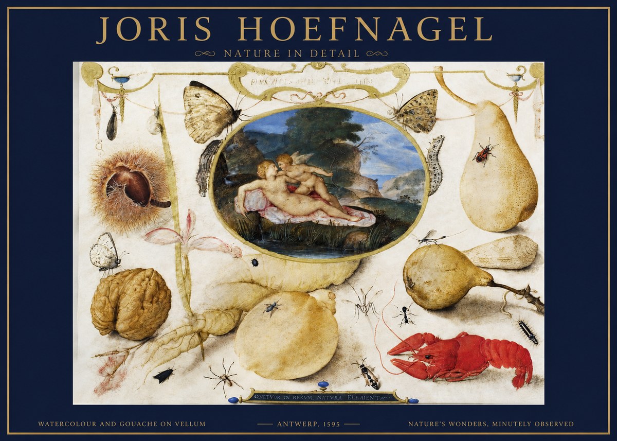 Joris Hoefnagel Nature in Detail No2 - Affiche