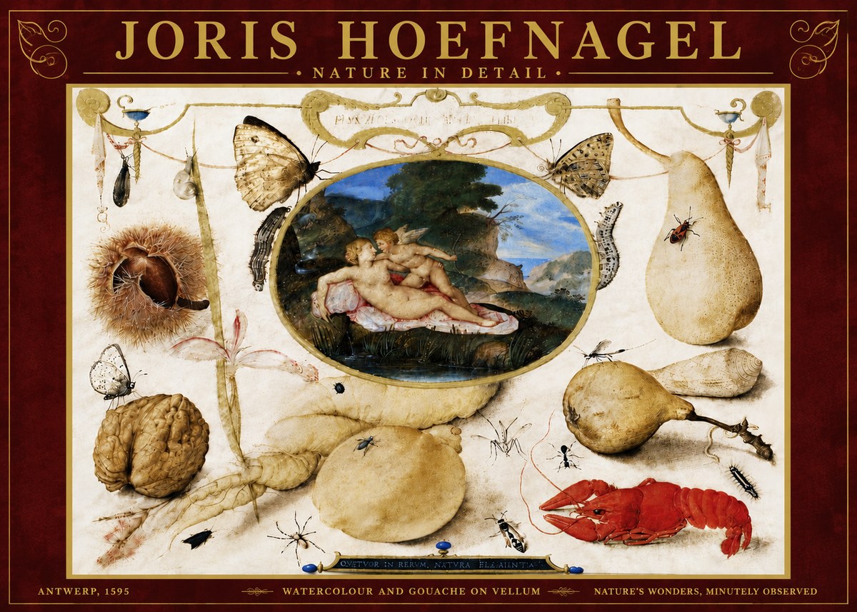 Joris Hoefnagel Nature in Detail No6 - Affiche