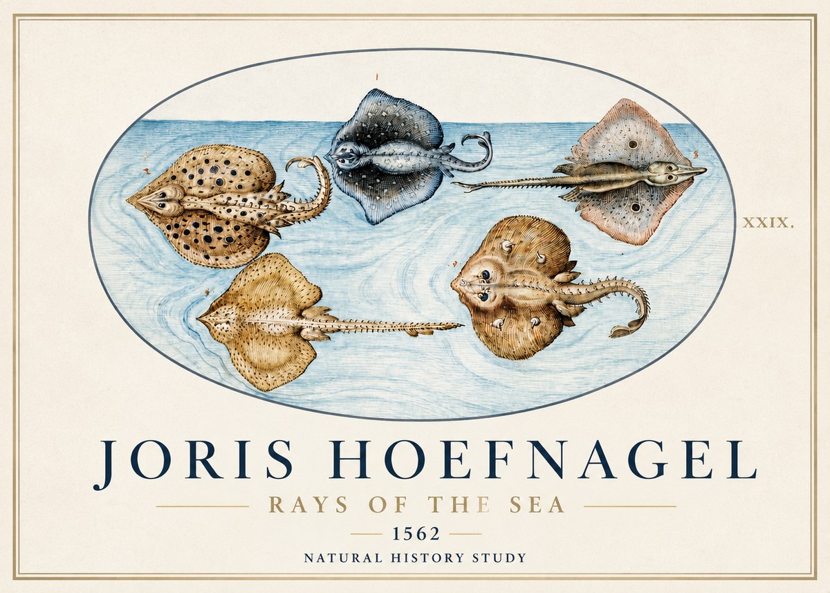 Joris Hoefnagel Rays of the Sea No3 - Affiche