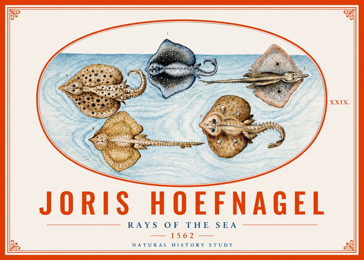 Joris Hoefnagel Rays of the Sea No4 - Affiche