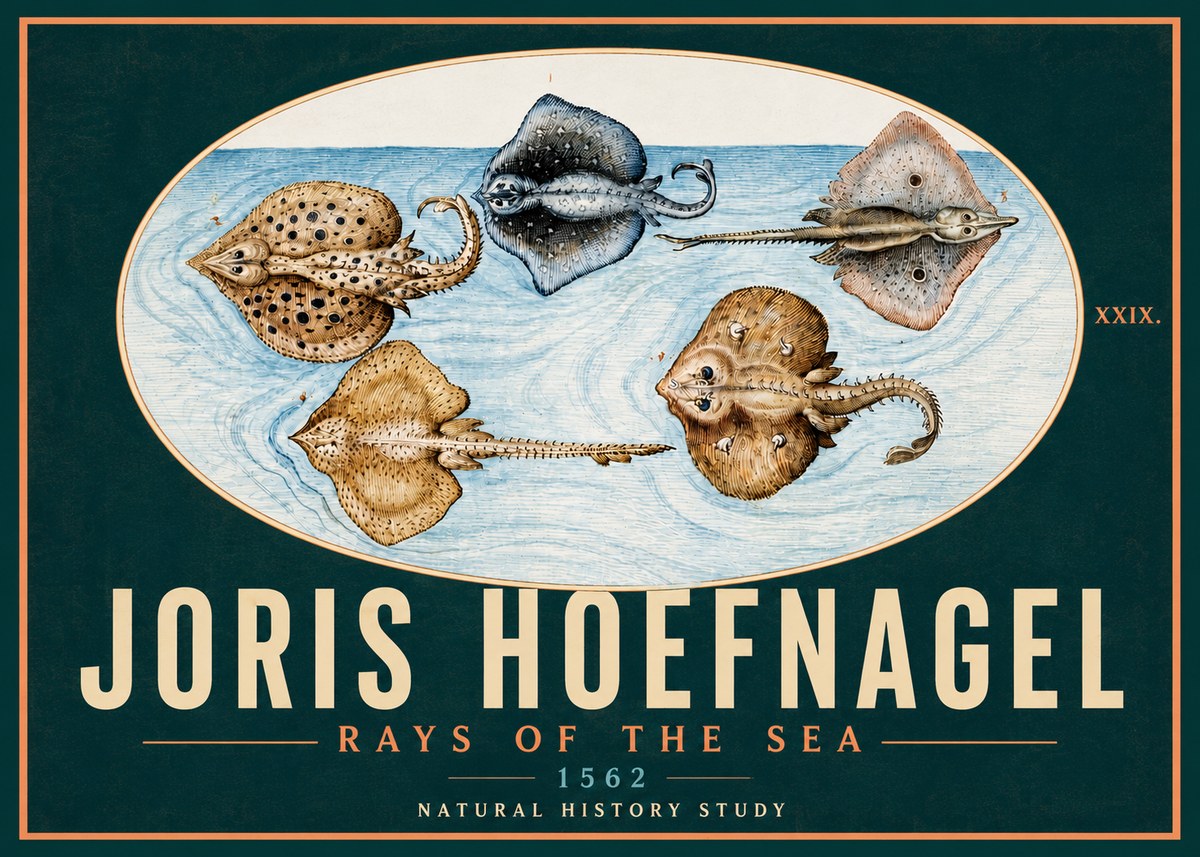 Joris Hoefnagel Rays of the Sea No5 - Affiche