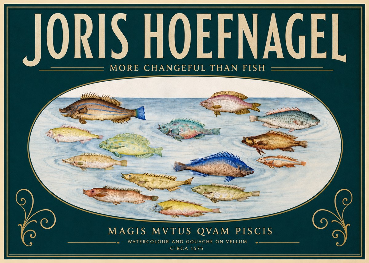 Joris Hoefnagel Fish More Than Silent No5 - Affiche