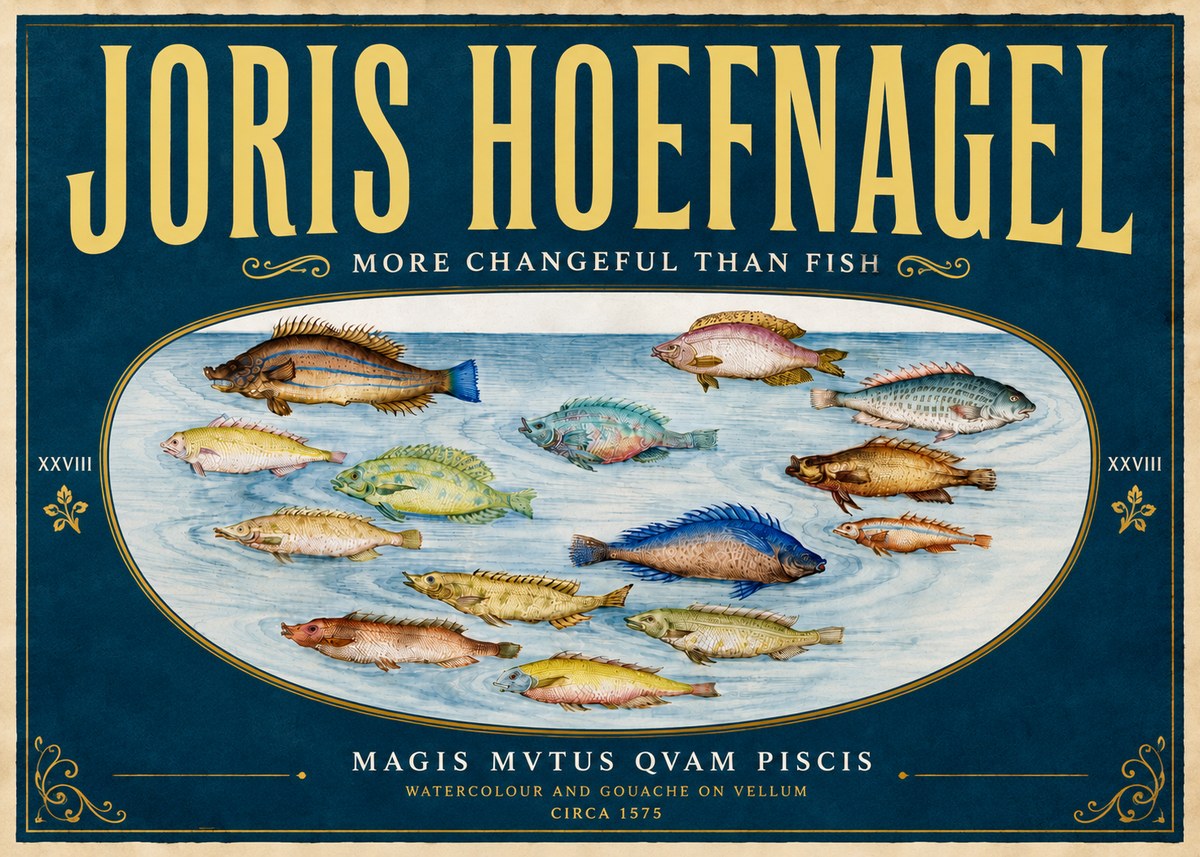 Joris Hoefnagel Fish More Than Silent No6 - Affiche