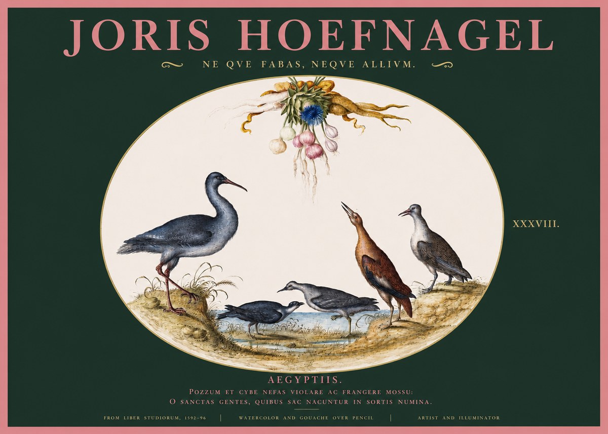 Joris Hoefnagel Aegyptiis. No2 - Affiche