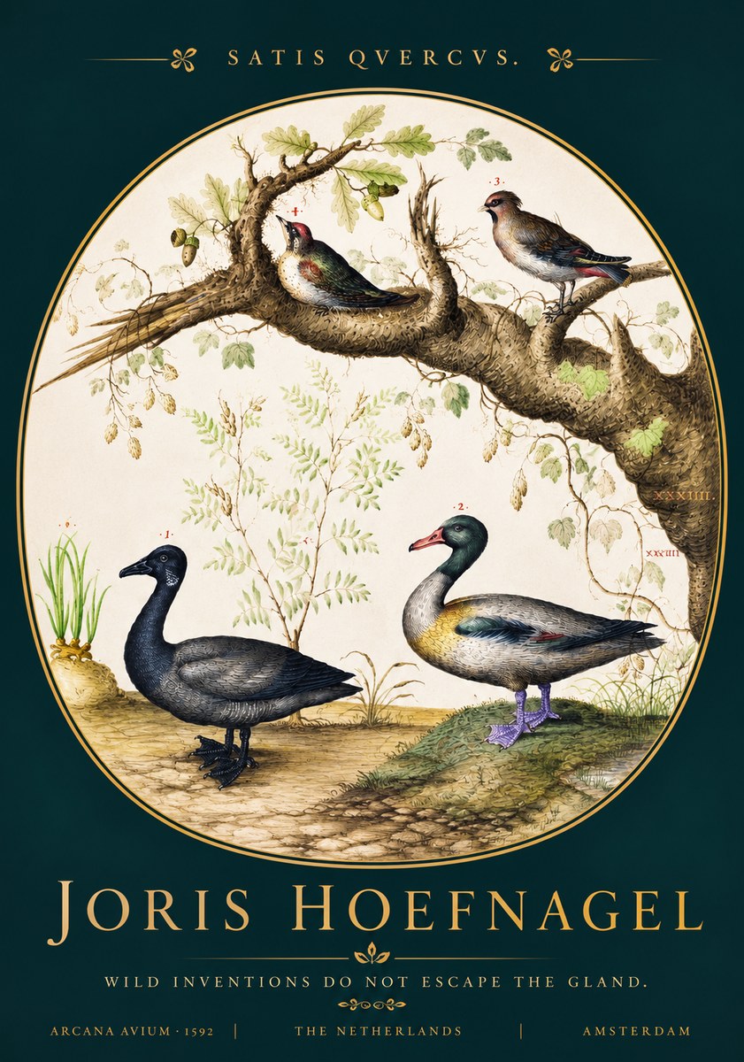 Joris Hoefnagel Satis Quercus. Birds of the Marsh No4 - Affiche