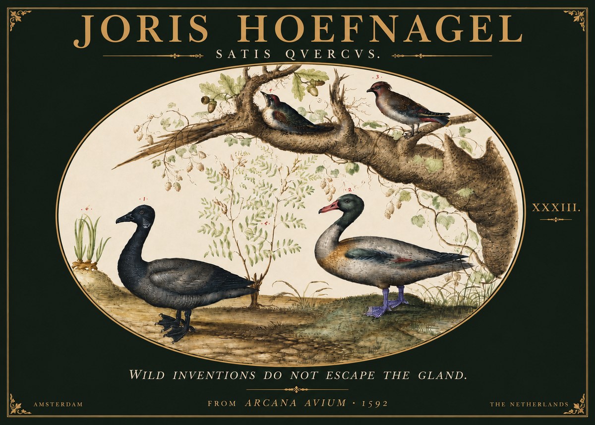 Joris Hoefnagel Satis Quercus. Birds of the Marsh No6 - Affiche