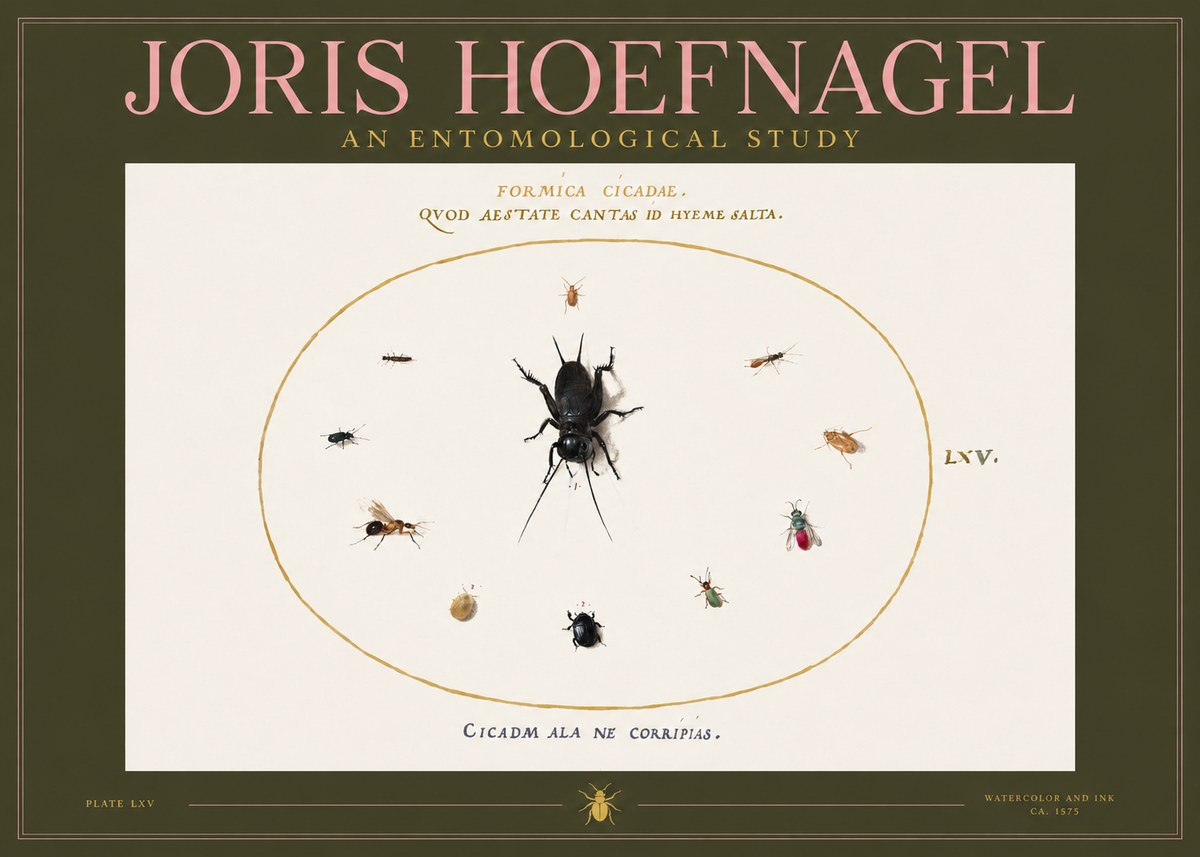 Joris Hoefnagel Formica Cicadae No2 - Affiche