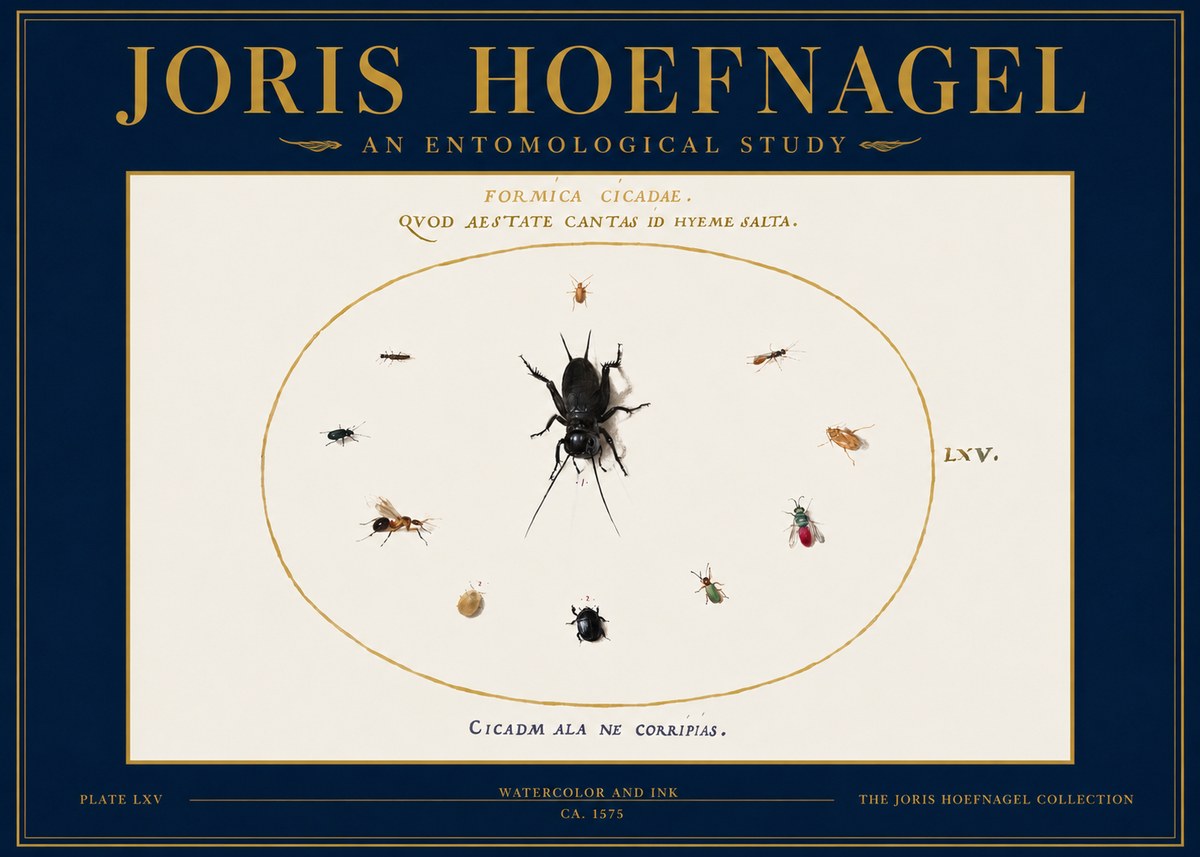 Joris Hoefnagel Formica Cicadae No3 - Affiche