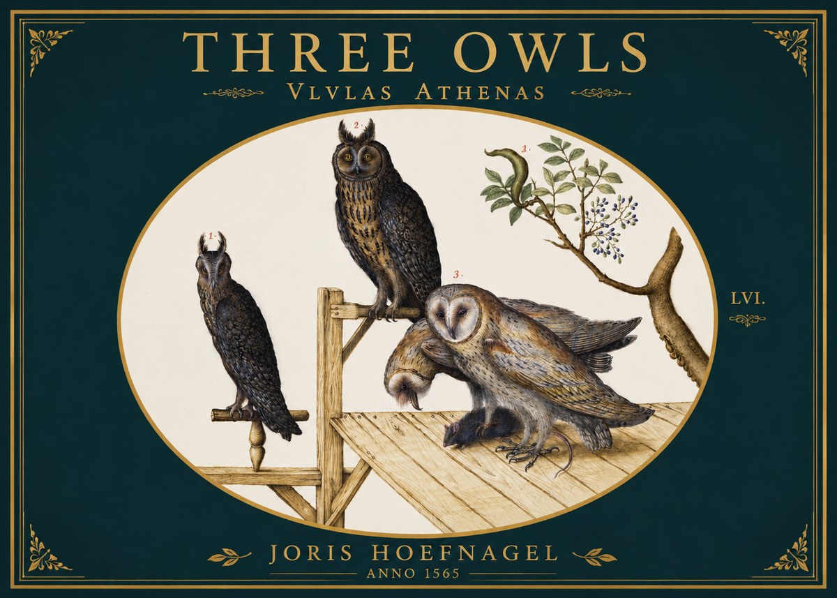 Joris Hoefnagel Vlvlas Athenas No3 - Affiche