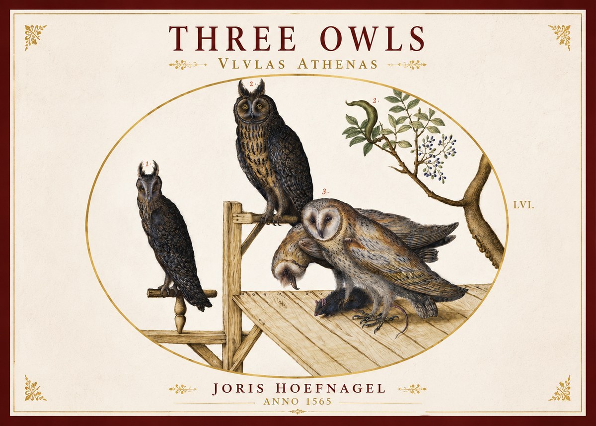 Joris Hoefnagel Vlvlas Athenas No4 - Affiche