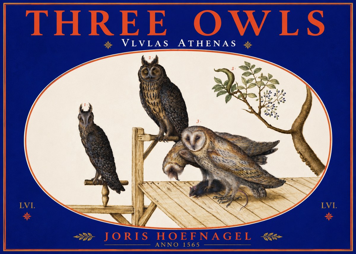 Joris Hoefnagel Vlvlas Athenas No5 - Affiche