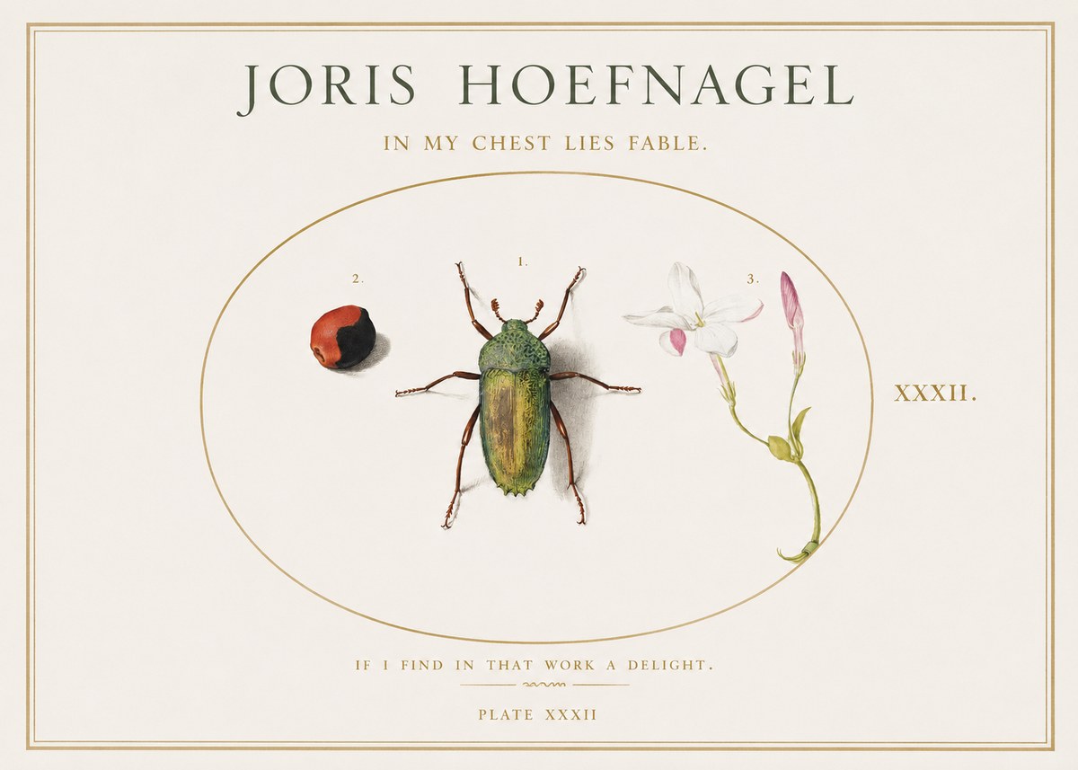 Joris Hoefnagel In My Chest Lies Fable No1 - Affiche