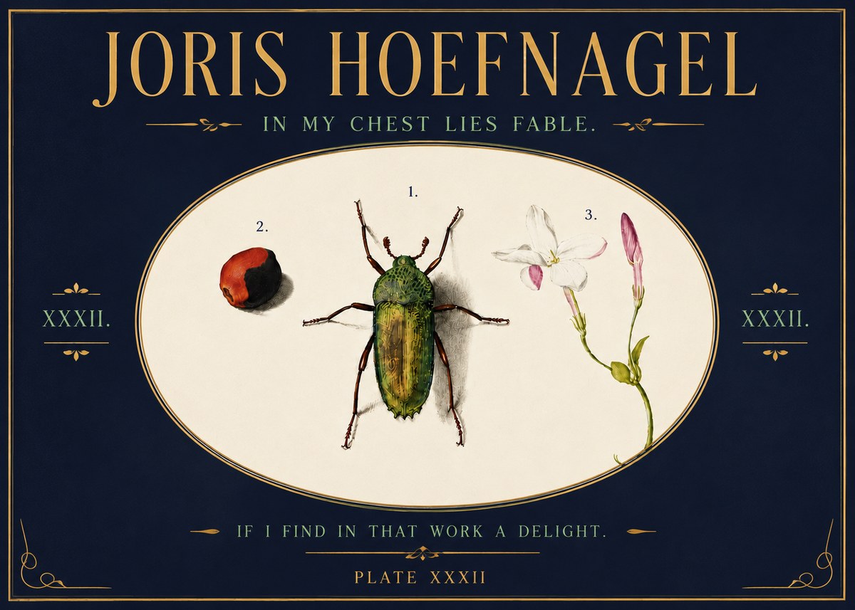 Joris Hoefnagel In My Chest Lies Fable No4 - Affiche