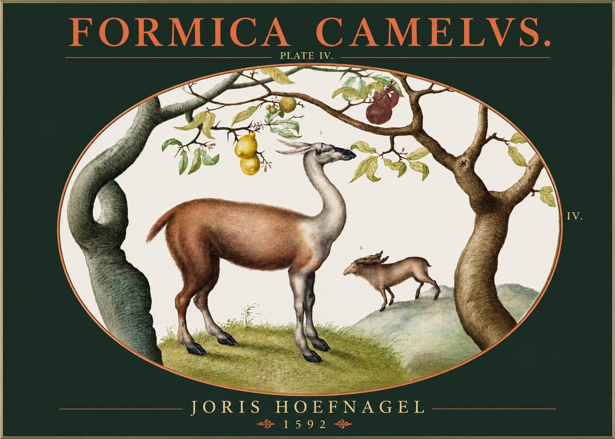 Joris Hoefnagel Formicamelus. No3 - Affiche