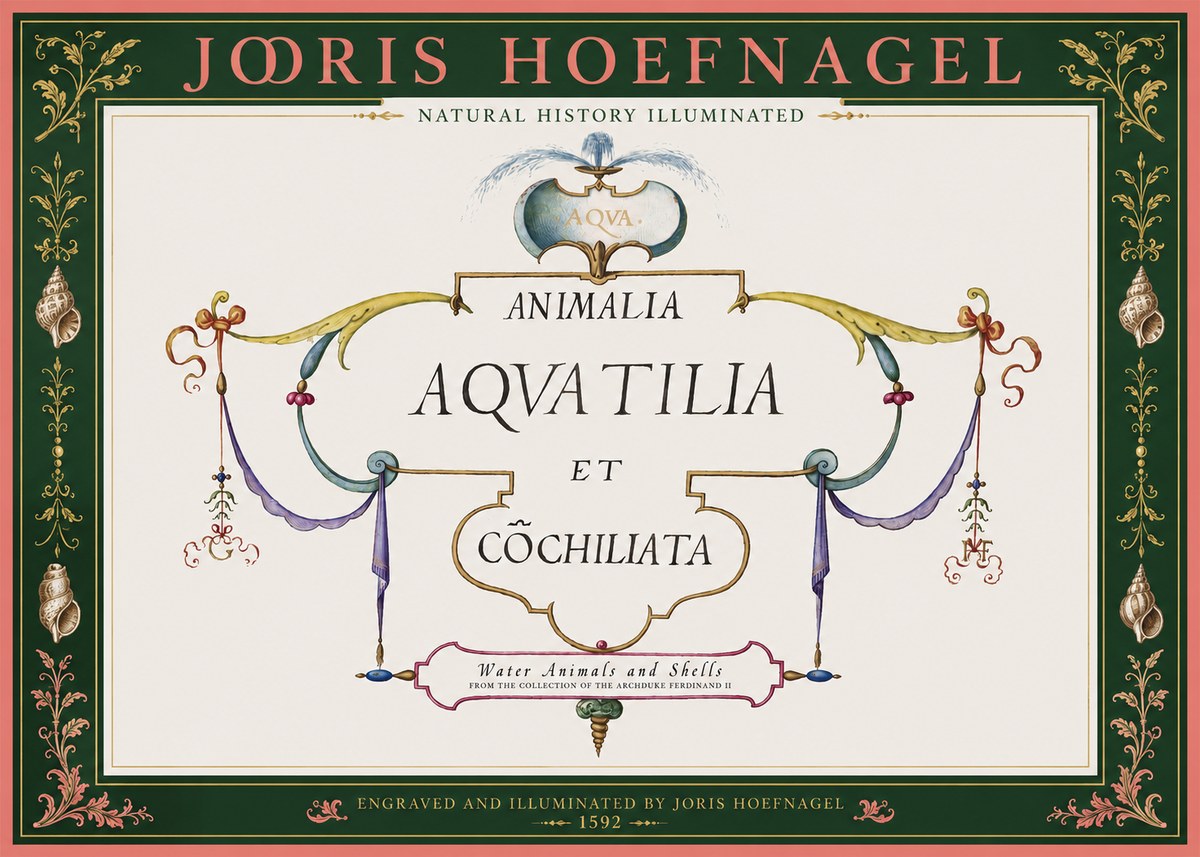 Joris Hoefnagel Animalia Aquatilia Et Cochiliata No2 - Affiche