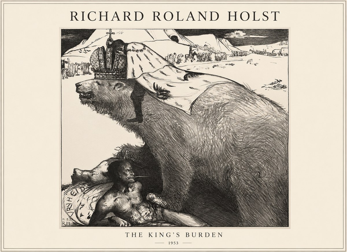 Richard Roland Holst The King's Burden No1 - Affiche