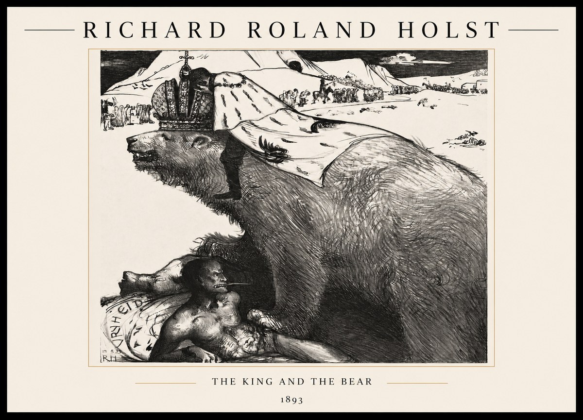 Richard Roland Holst The King's Burden No3 - Affiche