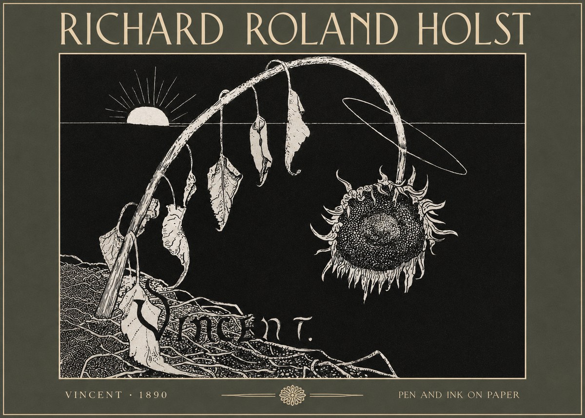 Richard Roland Holst Vincent No4 - Affiche