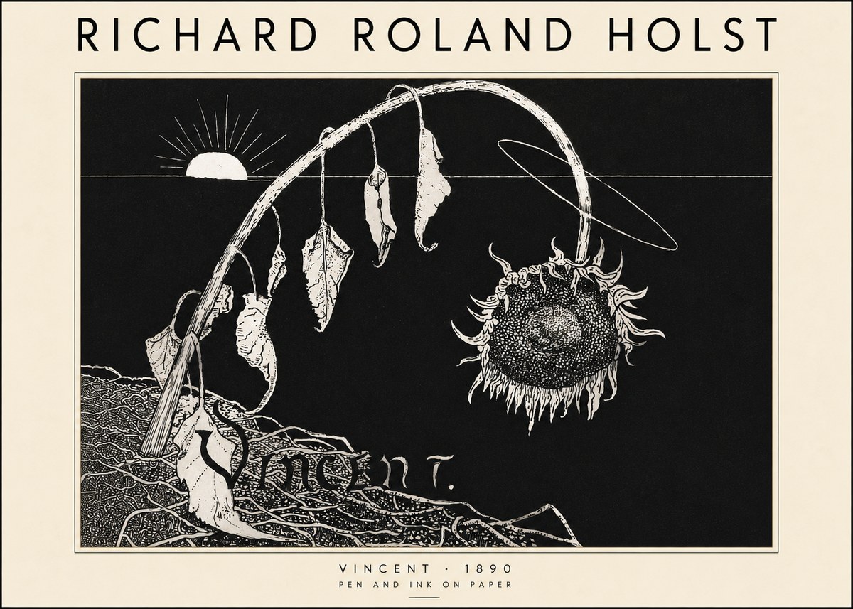 Richard Roland Holst Vincent No5 - Affiche
