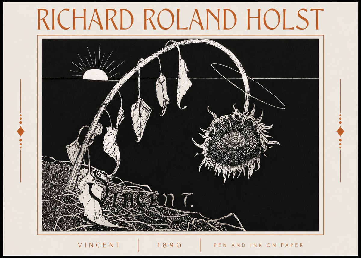 Richard Roland Holst Vincent No6 - Affiche