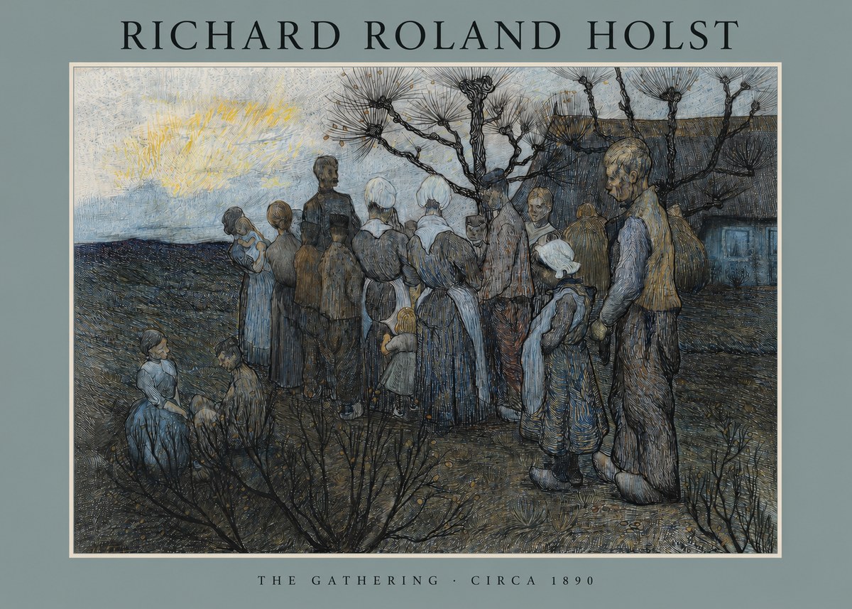 Richard Roland Holst The Gathering No2 - Affiche
