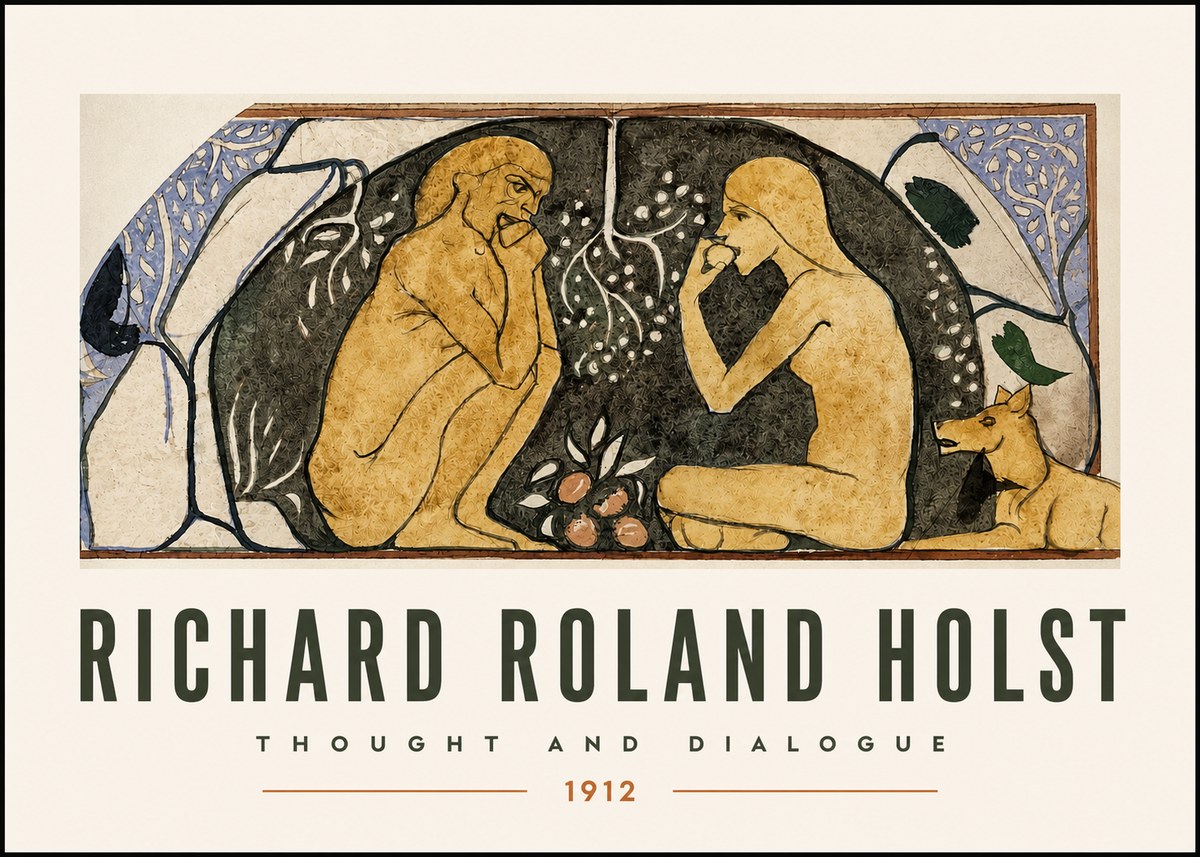 Richard Roland Holst Thought and Dialogue No2 - Affiche